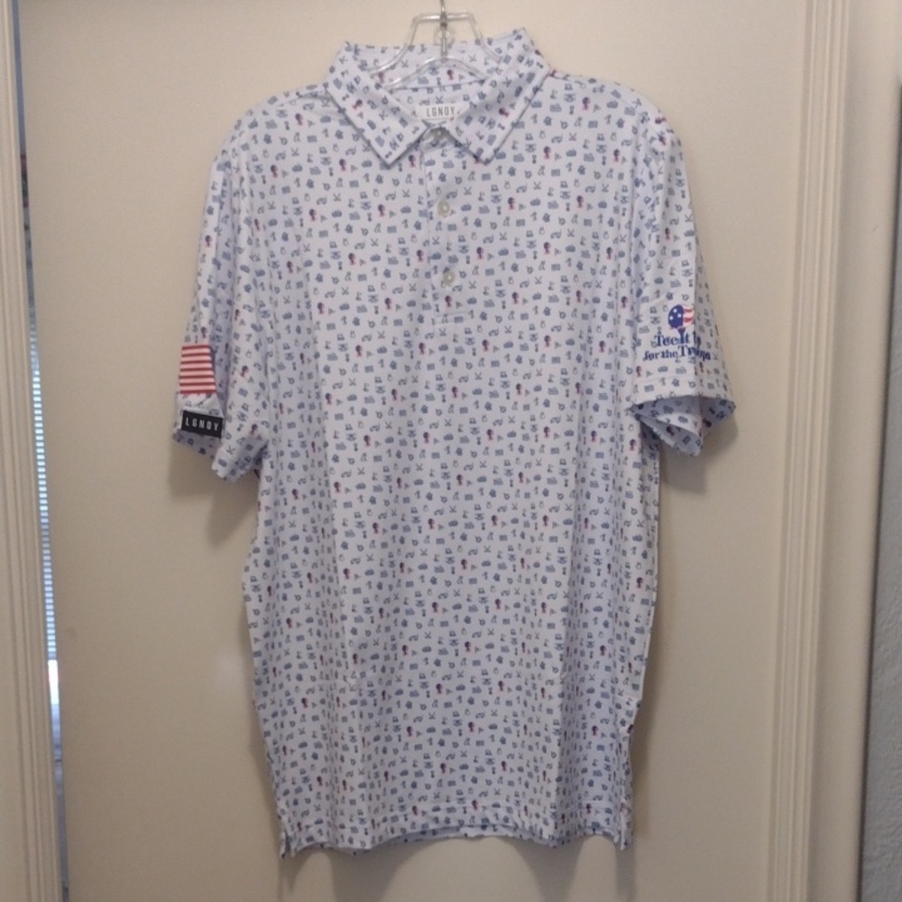 Legends Golf Print Polo Shirt (J254)